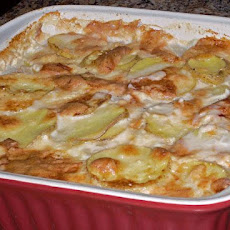 Vegan Scalloped Potatoes (For a Large Toaster Oven)