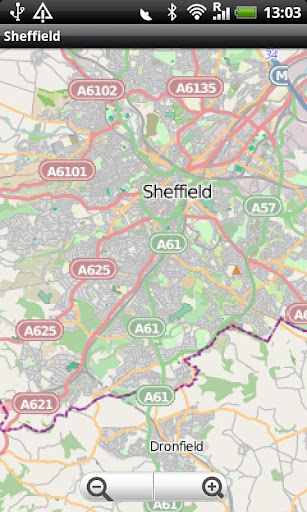 Sheffield Street Map