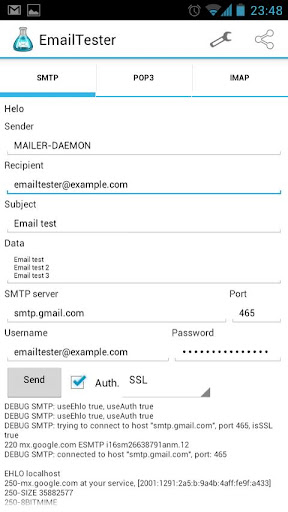 Email Tester