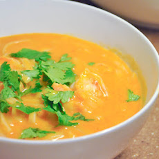 Thai Shrimp Fire Pot Soup