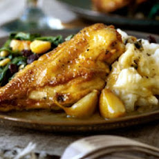 Braised Chicken with Garlic and White Wine