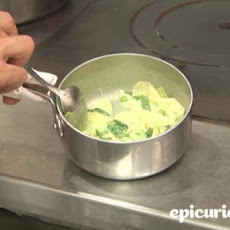 Yuba Pappardelle with English Peas, Fava Leaves, and Basil