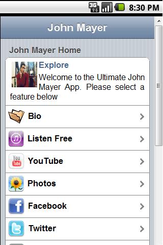 Ultimate John Mayer App