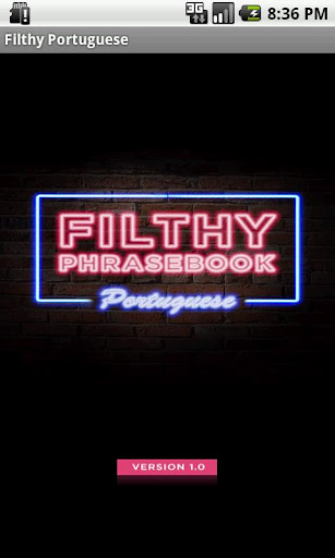 Filthy Phrasebook Portuguese