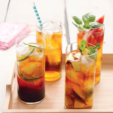 Peach and Mint Iced Tea