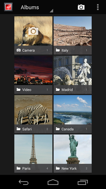 Android application Gallery Pro screenshort