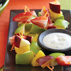 Fruit Swords with Ant Dip
