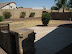 The backyard and yes that is a grill.
