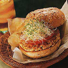 Toasted Almond Tofu Burgers