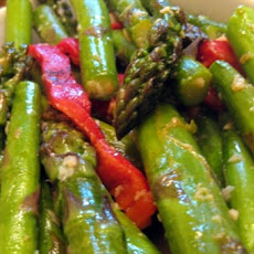 Asparagus With Roasted Red Peppers