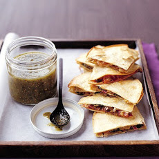 Spinach-and-Mushroom Quesadillas