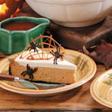 Spiderweb Pumpkin Cheesecake