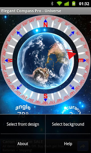 【免費工具App】Elegant Compass Pro - Universe-APP點子