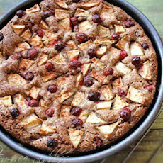 Apple Cake Recipe with Cranberries