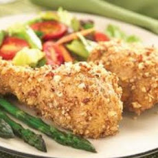 Pecan-Crusted Chicken Drumsticks