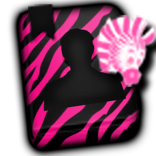 GO CONTACTS - Hot Pink Zebra 2 LOGO-APP點子