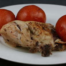 Herb Roasted Chicken with Summer Tomatoes Slow Cooker