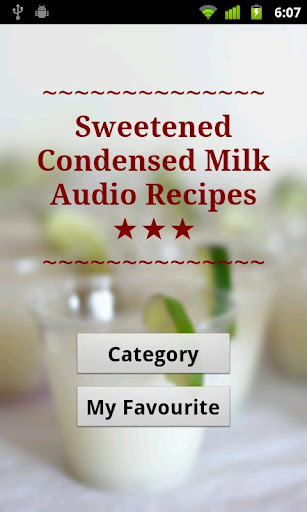 Condensed Milk Audio Recipes