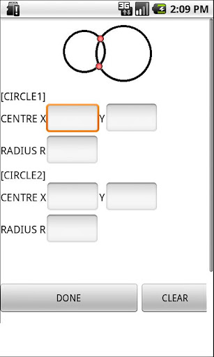 Coordinates calculation c c