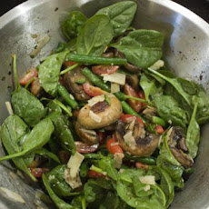 Barbecue /Bbq Mushroom and Green Bean Salad