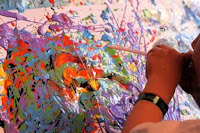 Squirting and Pouring a Picture