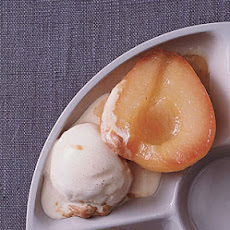 Caramelized Pears with Dulce de Leche Ice Cream