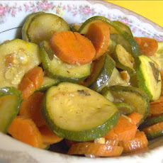 Zucchini and Carrot a Scapece