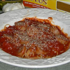 Sweet Italian Sausage With Red Gravy and Pasta