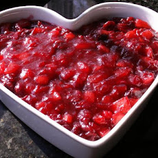 Light Cranberry Pear Sauce