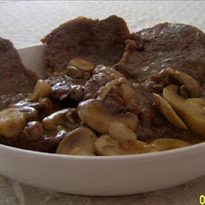 Amazing Rib Eye Steaks With Marsala Sauce