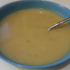 Vegan Celeriac Leek Soup (and Non-Vegan Edits)