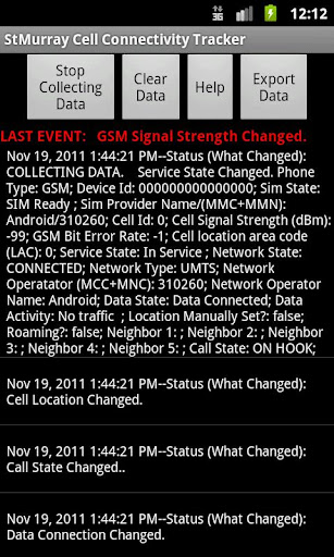 Cell Connectivity Tracker