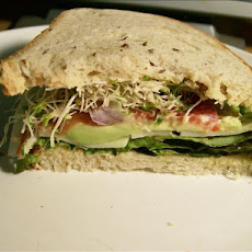 Tomato, Cheese, and Avocado Sandwich