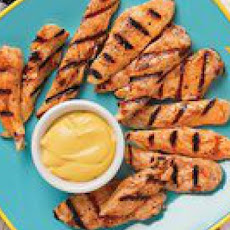 Grilled Chicken Tenders with Creamy Honey Mustard