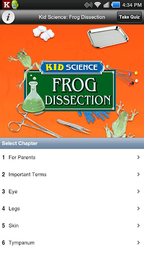 Kid Science: Frog Dissection