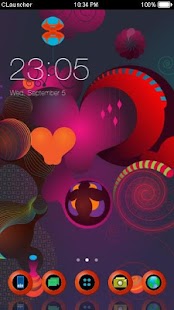 How to install Red Heart C Launcher Theme 4.8.6 unlimited apk for android