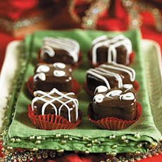 Chocolate-Raspberry Petits Fours