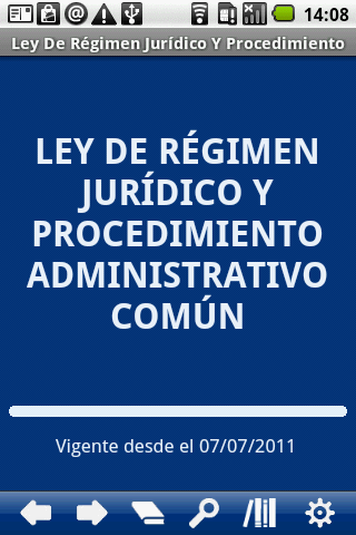 【免費書籍App】Ley R. Jur. y Proc. Adm. Común-APP點子