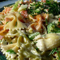 Tuxedo Bow-Tie Pasta Salad for Picnics and Potlucks