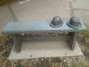 Wright Brothers Bench and Hats