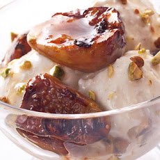 Grilled Fig and Orange Blossom Sundaes Recipe