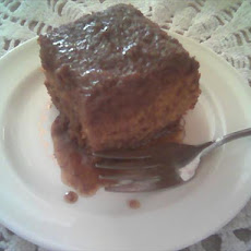 Toffee Cake With Caramel Sauce