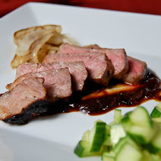 NY Strip Steak w/ Hoisin Steak Sauce