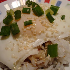 Poached Eggs on Asiatic Bed