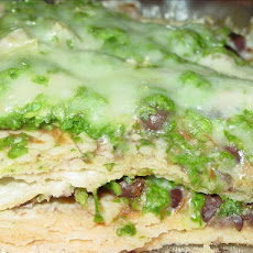 Spinach and Corn Tortilla Bake