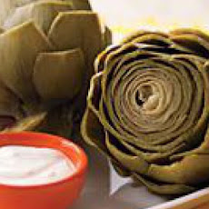 Artichokes with Lemon-Garlic Sauce