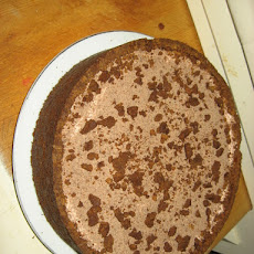 Pumpkin Marble Cheesecake W/ Chocolate Mousse