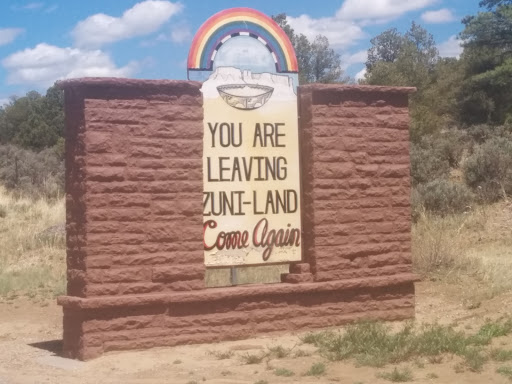 Zuni Land Sign