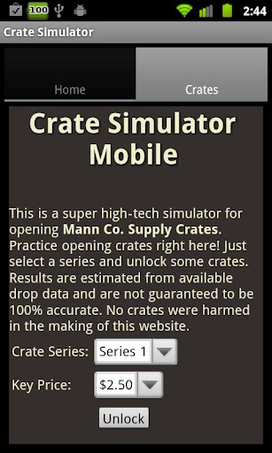 Crate Simulator for TF2