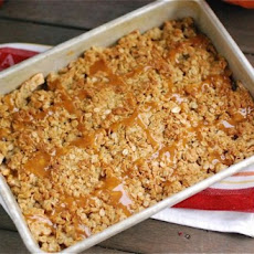 Caramel Apple Ginger Crumble